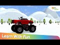 Kids 3D  Car Snow Racing Videos | Race Car | 3D Car Snow Car | Shemaroo Kids