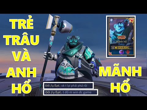 Chính thức ra mắt Mãnh Hổ Zuka gặp ngay trẻ trâu và trận đấu còng lưng của Anh Hổ | Thủ thuật game liên quân mobile 1 hqdefault