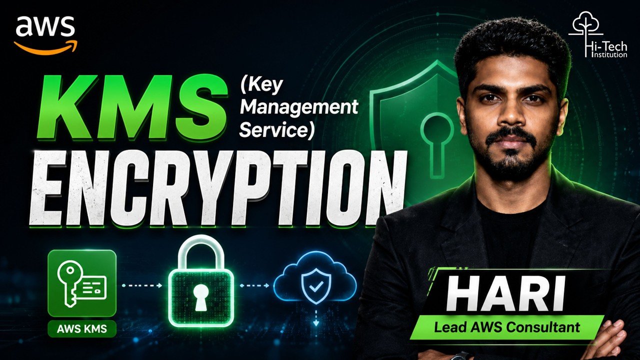 AWS KMS Encryption Real Time Project Training | Architecture Diagram ...