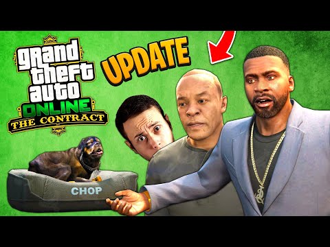 UPDATE IMENS! Franklin + DR DRE + CHOP in GTA ONLINE!