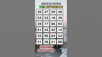 CAN YOU FIND THEM ALL? Find 3 pairs of identical numbers/Dementia Prevention Quizzes/Tests.No186