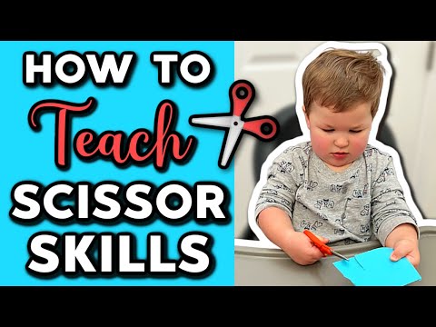 TEACH YOUR CHILD TO USE SCISSORS STEP BY STEP! + Scissor Skills Tips &  Tricks 