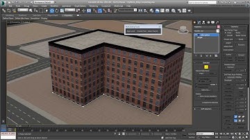 3ds Max - Creating City Blocks - Part 21 - Finalizing a Low-poly Building