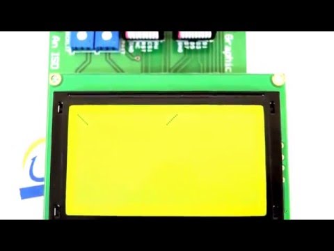 128X64 Graphical LCD Interfacing with AVR ATmega16 Microcontroller by ABLab Solutions
