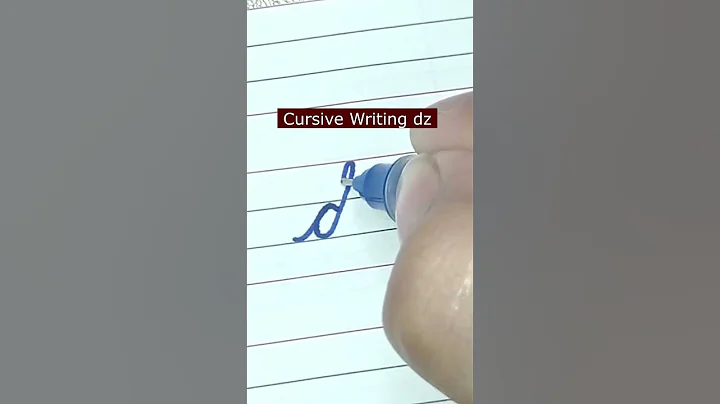 How to write small letter dz | Cursive writing a to z #cursivewriting #handwriting  #shorts