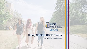 Using NSSE & NSSE Shorts