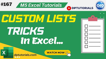 How To Create A Custom List In Excel