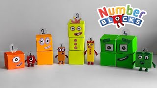 Numberblocks D.I.Y Math Link Cubes | Kids Paper Crafts - Make Your Own Numberblock Figures!