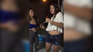 Desarmando la Piscina de Noche con mi Bella Amiga [ Bielka & Nidia ]