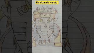 finalizei ó desenho de Naruto ☺️ #desenhos #anime #fypシ #naruto