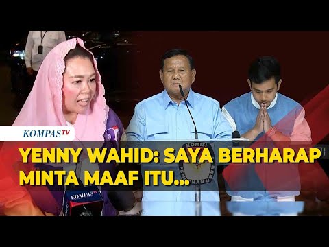 Prabowo Minta Maaf di Debat Capres Terakhir, Ini Kata Yenny Wahid