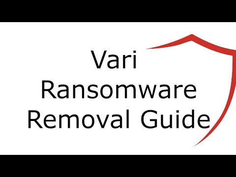 Vari File Virus Ransomware [.Vari] Removal and Decrypt .Vari Files