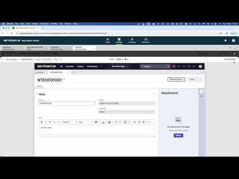 ServiceNow Workspace UI
