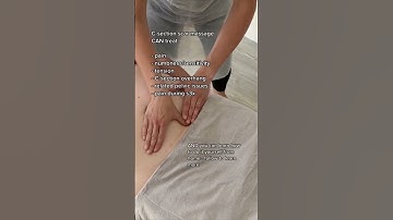 C-section scar massage benefits #csectionrecovery #newmum #newmom #postpartum