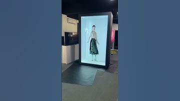 86 inch  3D hologram interactive video holographic touch screen box lcd transparent holobox showcase