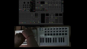 Ambient glitch with Elektron model samples and Arturia Minilab