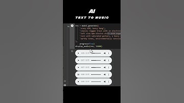 Text to AI Music #ai #ml #basics #python #meta #musicgen