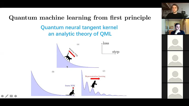 Junyu Liu: Representation learning via quantum neural tangent kernels