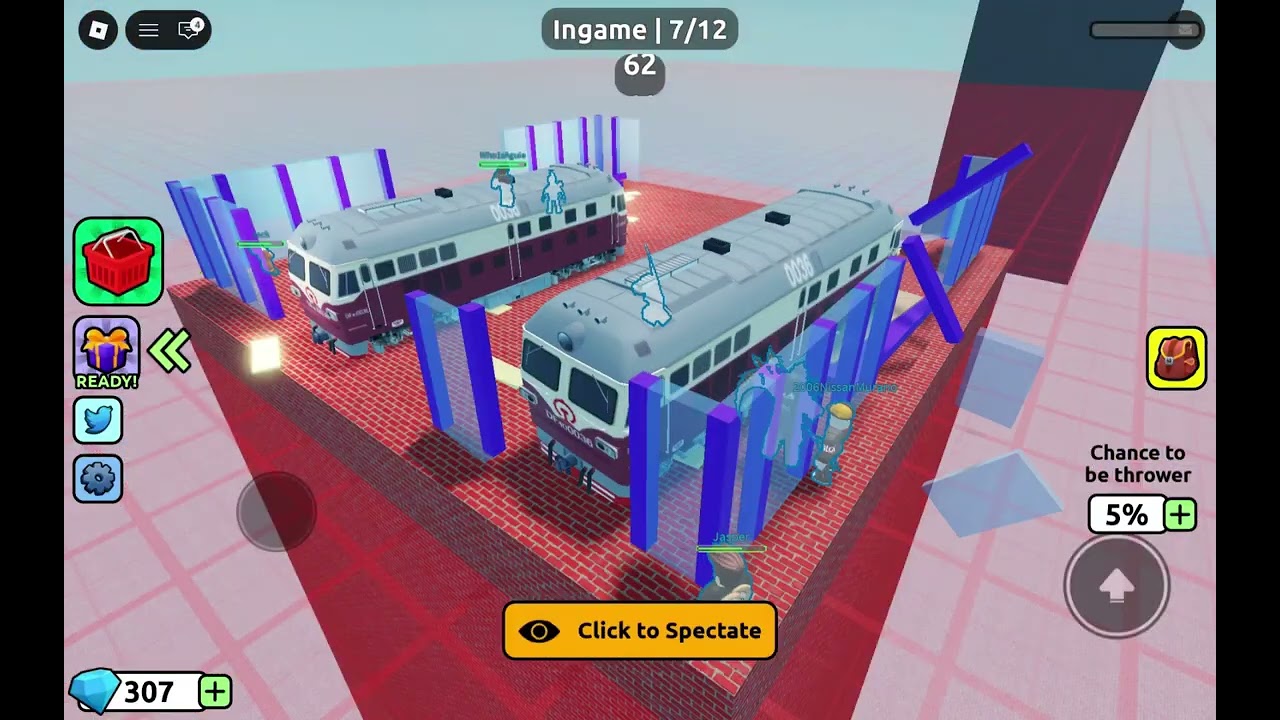 Playing destroy the tower