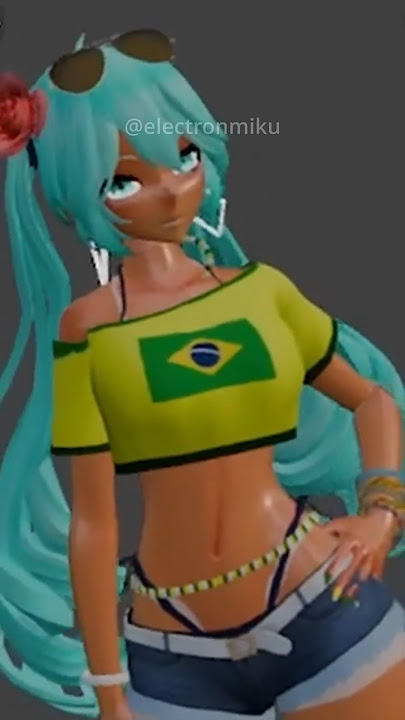 Braziliku edit WIP (Brazilian Miku) #vocaloidmiku  #brazilianfunk