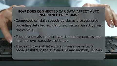 How Does Connected Car Data Affect Auto Insurance Premiums? - Talking Tech Trends