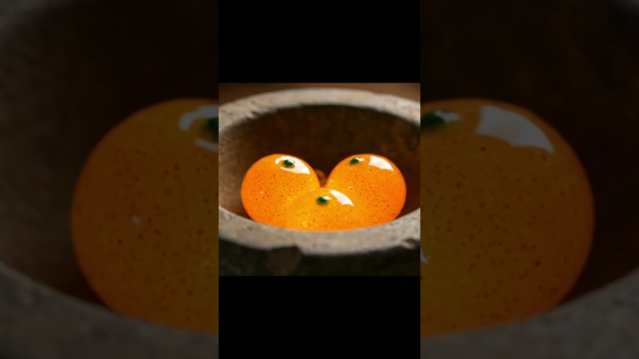 Glowing Fruit Mash in Mortar | Starzap ASMR | 