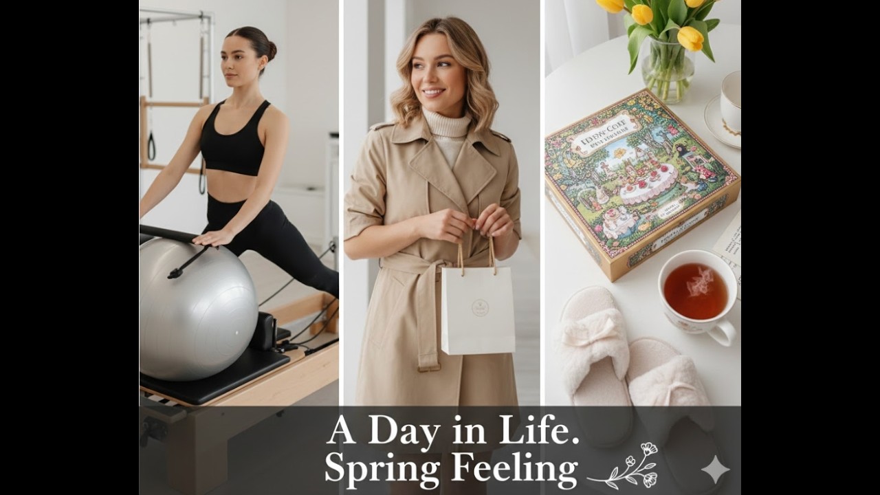 Spring Reset: Unpacking Purchases, Puzzles & Reformer Pilates 🌷🐰