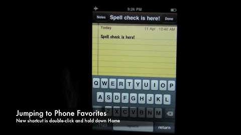 iPhone OS 4 Multitasking UI and Fast App Switching