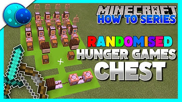How To Make Randomised Hunger Games Chests Using Commands! On Minecraft Bedrock Edition!