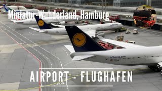 Miniatur Wunderland Flughafen 2021 ✈️ Größter Modellflughafen der Welt - Miwula Airport Knuffingen