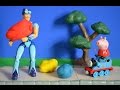 Peppa Pig Episode Play-Doh Rocks Thomas And Friends LazyTown Sportacus Full story