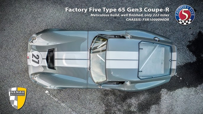 Gen 3 Type 65 Coupe-R Aero Testing Report - Factory Five Racing