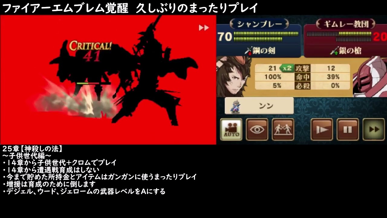 ファイアーエムブレム覚醒 25章 子世代で頑張る スキルを何も調べずに突貫していることに最近気づいた Youtube ファイアーエムブレム覚醒 25章 子世代で頑張る スキルを何も調べずに突貫していることに最近気づいた Youtube