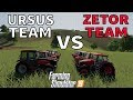 FARMING SIMULATOR 19: TUG OF WAR!!! URSUS TEAM VS ZETOR TEAM!!!