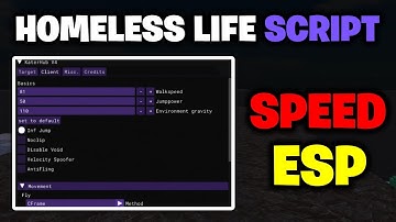 [💎NEW] Homeless Life Script - *Speed, ESP & More* ROBLOX (NO KEY!)
