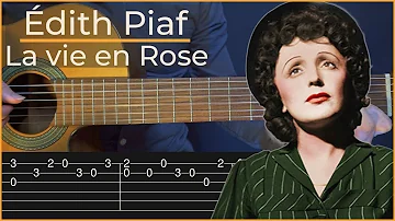 La Vie En Rose - Edith Piaf (Simple Guitar Tab)