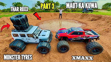 I Build Massive Mud Well Track Maut ka Kua Part 3 For RC Monster Cars - Chatpat toy TV