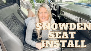 It's SNOW(DEN) in June! | Custom Snowden Seat Install