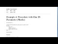 Stored Procedures in MySQL