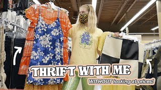 thrift with me but WITHOUT looking at any prices + thrift haul