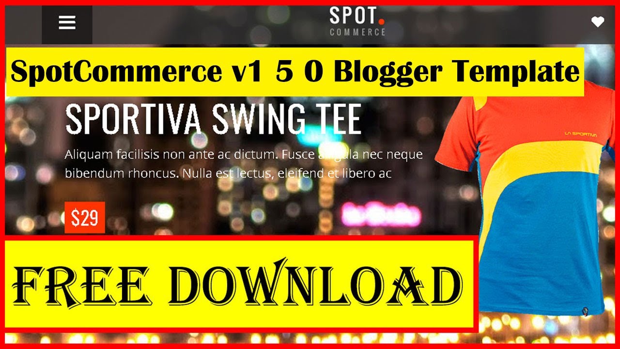 SpotCommerce v1.5.0 – Responsive Shopping Blogger Template - YouTube spotcommerce-v1-5-0-responsive-shopping-blogger-template-youtube