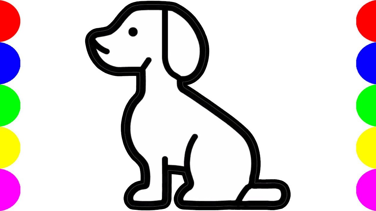 Featured image of post Dog Drawing Simple / Drawing with simple geometric shapes is popular and widely used in teaching children how to draw.