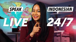 Speak Indonesian 24/7 with IndonesianPod101 TV 🔴 Live 24/7