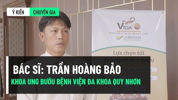 BS Trần Hoàng Bảo - Khoa Ung Bướu Bệnh Viện Đa Khoa Quy Nhơn nói về Nọc Bọ Cạp Xanh Cuba | Vida Plus
