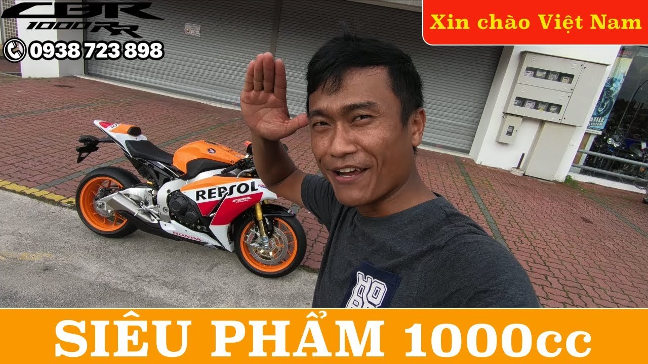 Honda CBR1000RR Repsol mạnh mẽ giữa lòng Sài Gòn  Show xe  2banhvn   Honda Xe môtô Mô tô