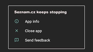 How To Fix Seznam.cz App Keeps Stopping Error Problem Solved in Android screenshot 1