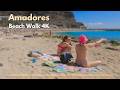 👙 Beautiful Beach Day at Amadores | Beach Walk Amadores, Gran Canaria Spain 4K