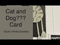 Cat and dog card cardmaker handmadecards sizzix