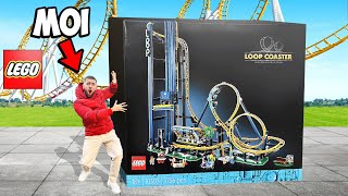 J'ai construit le Plus Grand MANÈGE LEGO du MONDE ! 😰 ROLLER COASTER GÉANT ! 🎢