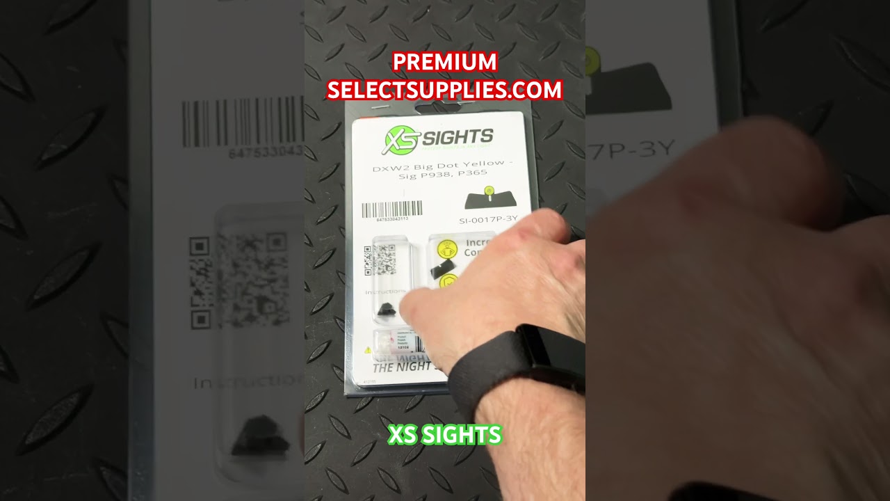 XS SIGHTS FOR HANDGUNS & PISTOLS